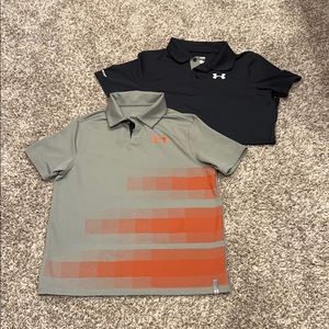 Boys Large Under Armour Polo Bundle